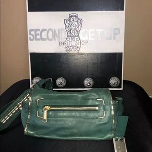 Joy Gryson Jayden Green Leather Purse